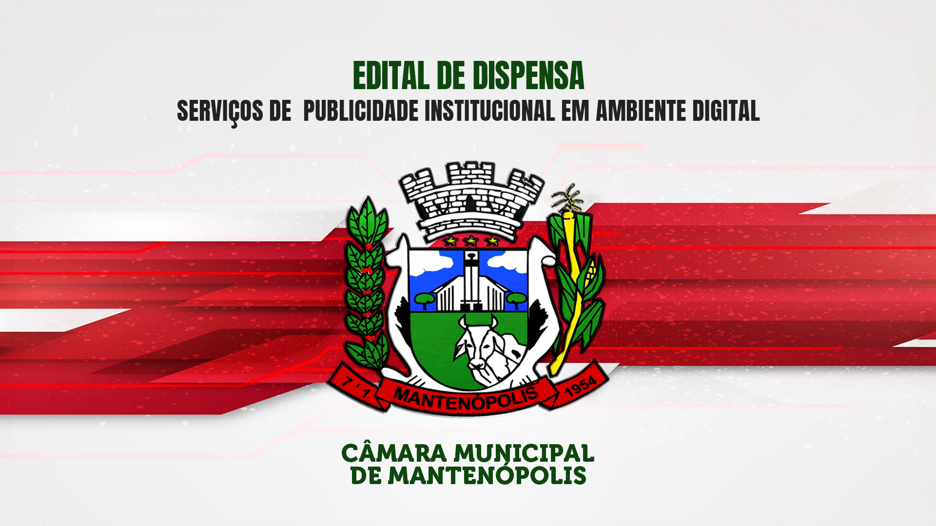 NOTÍCIA: AVISO DE DISPENSA DE LICITAÇÃO Nº 011/2025 | serviços de  publicidade institucional em ambiente digital