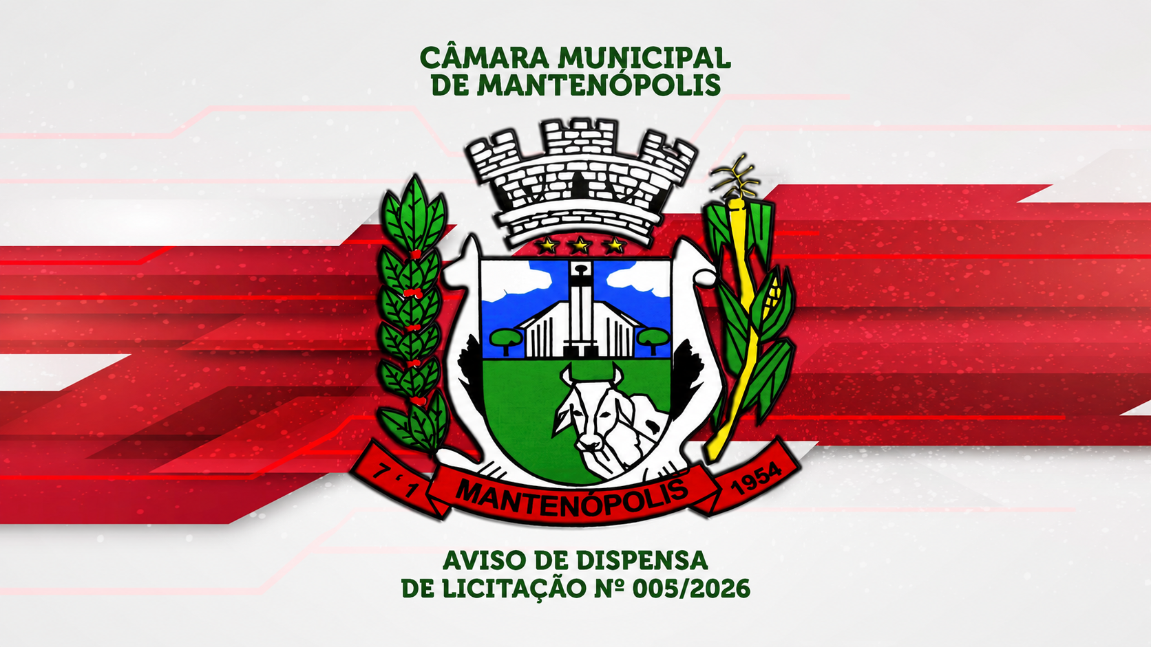 NOTÍCIA: AVISO DE DISPENSA DE LICITAÇÃO Nº 005/2026