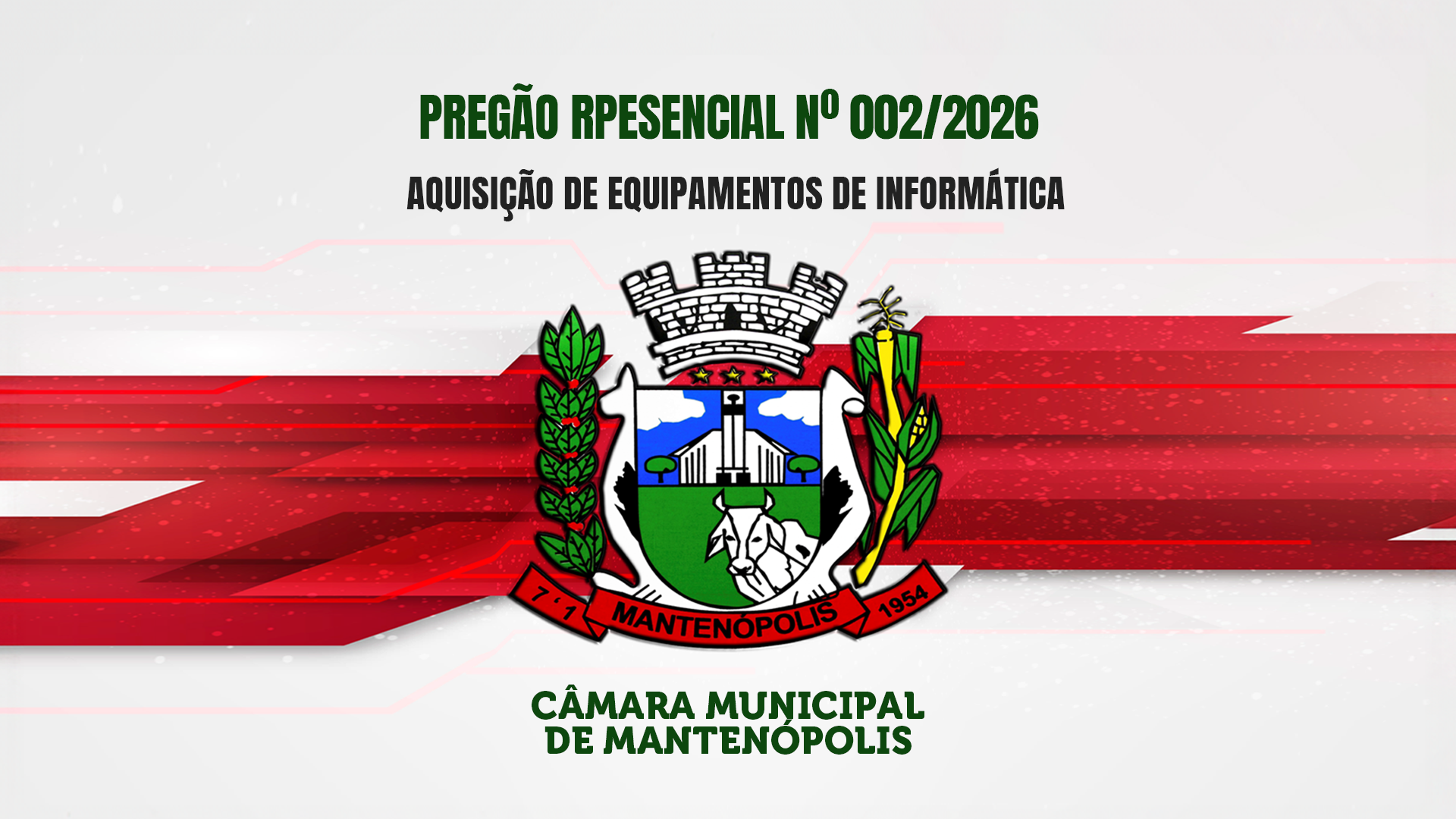 Imagem da notícia: EDITAL Nº 002/2026 - aquisição de equipamentos de informática